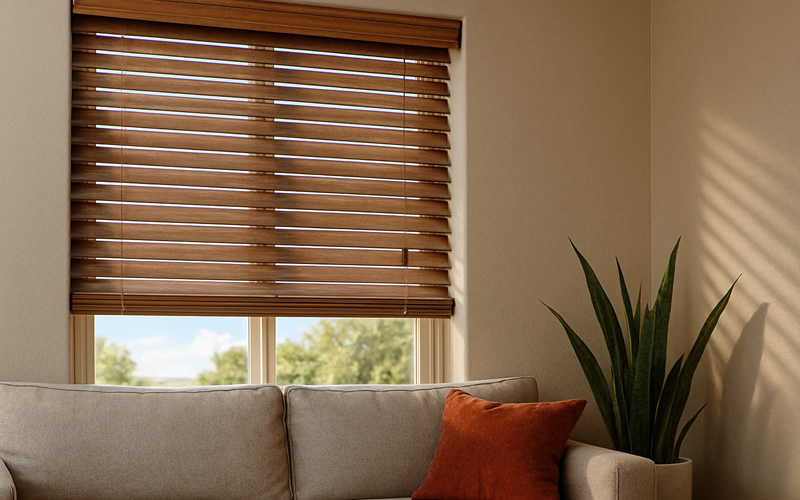Faux Wood Blinds from Prestigious Window Fashions